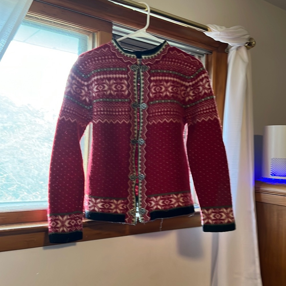 Susan Bristol Wool winter sweater